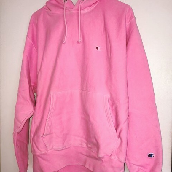 neon pink champion sweater